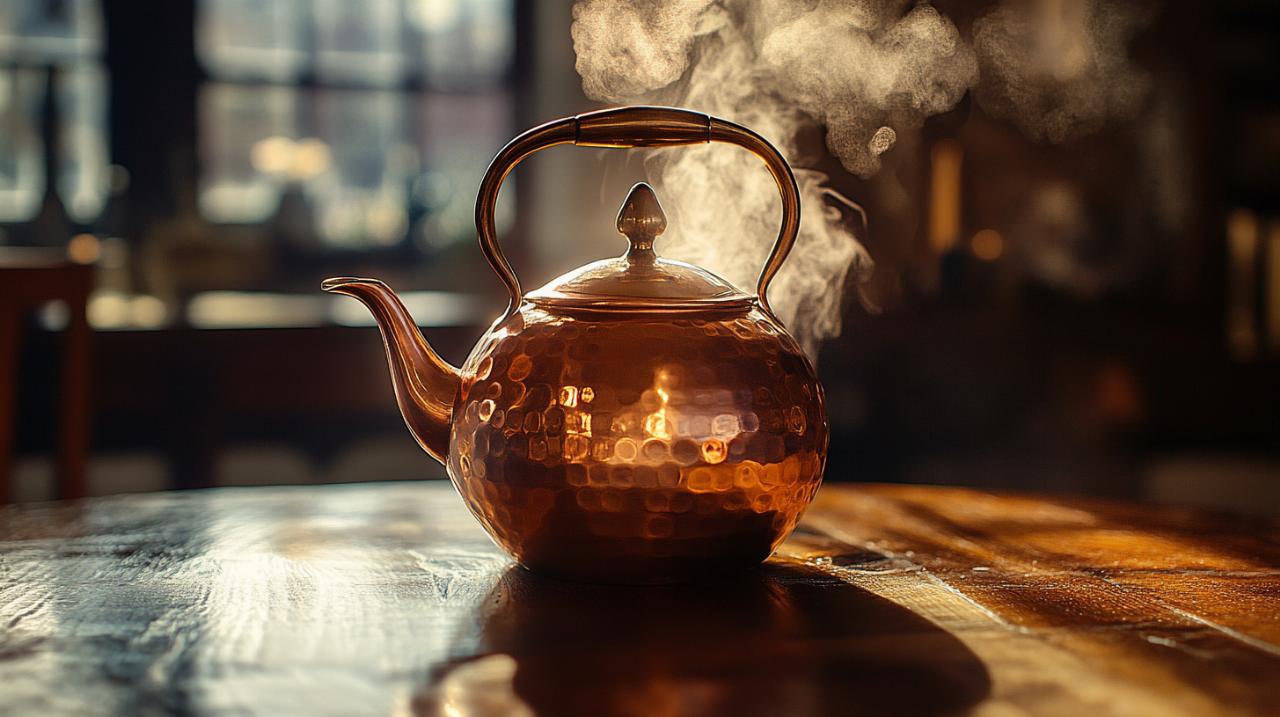 Tetera de cobre versus otros materiales: diferencias en sabor y experiencia sensorial
